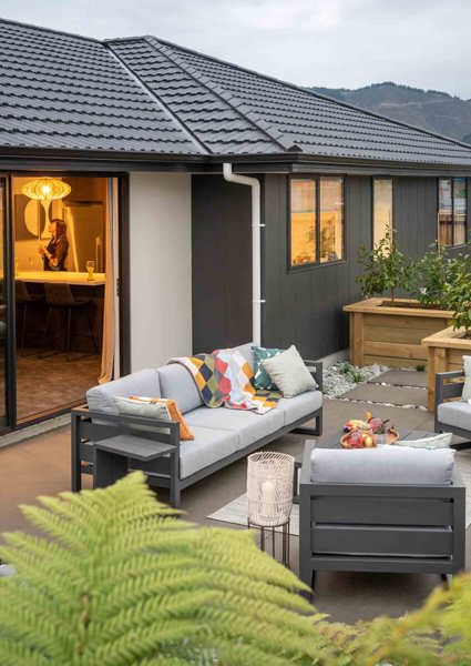 Classic, Flax, New Build, New Roof, Show Home, Outdoor living